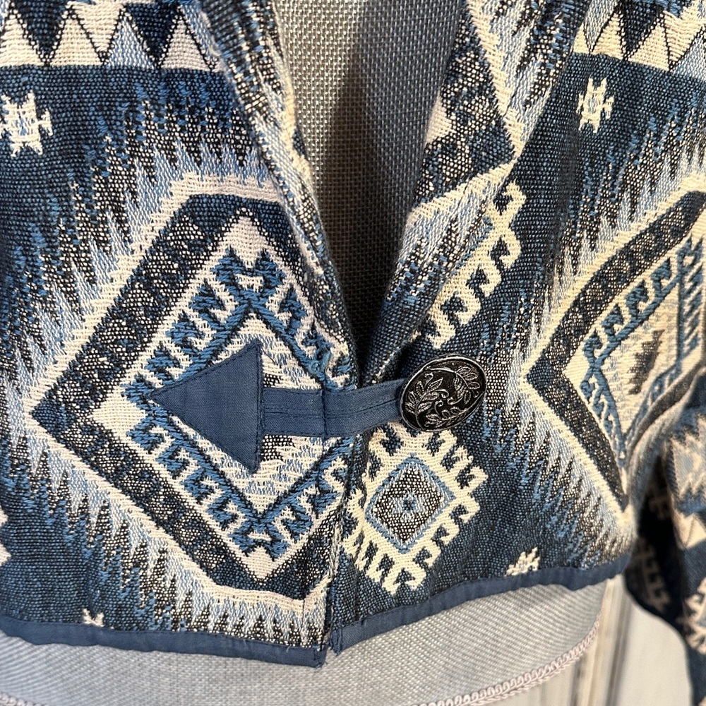 Flashback 100% Cotton Geometric Ethic Patterned J… - image 3